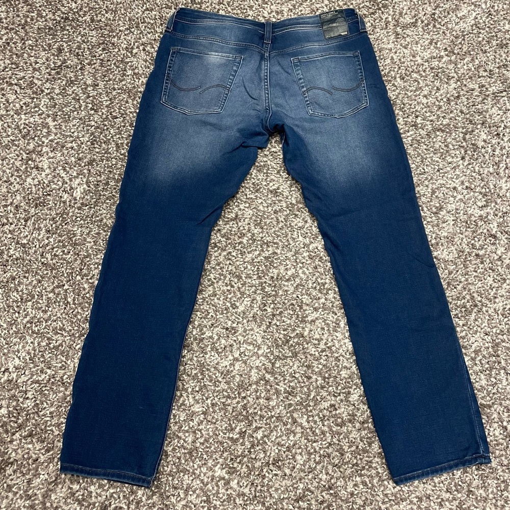 Jack & Jones Distressed Blue Jean - Picture 2 of 10